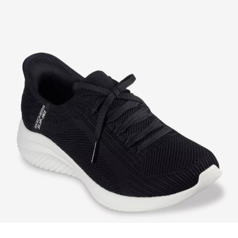 Skechers Hands Free Slip-Ins Ultra Flex 3.0 Brilliant Path Sneaker in Black Sz 6